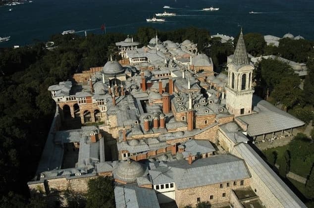 Topkapi Palace Museum bird's-eye view